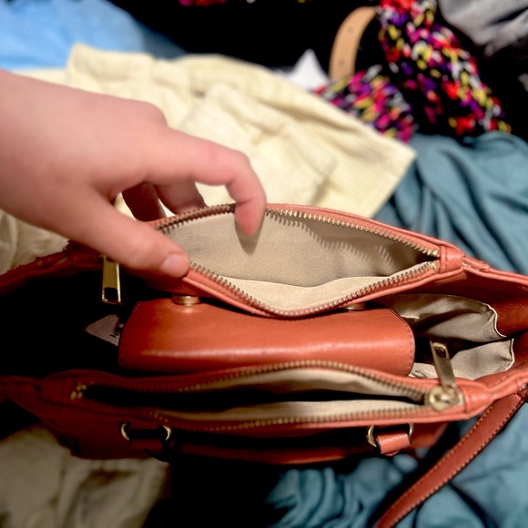 Vintage bag light burnt orange - Picture 5 of 7